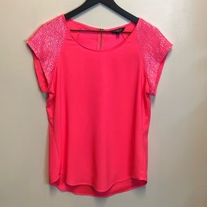 NWOT Express Cap Sleeve Sequin Top